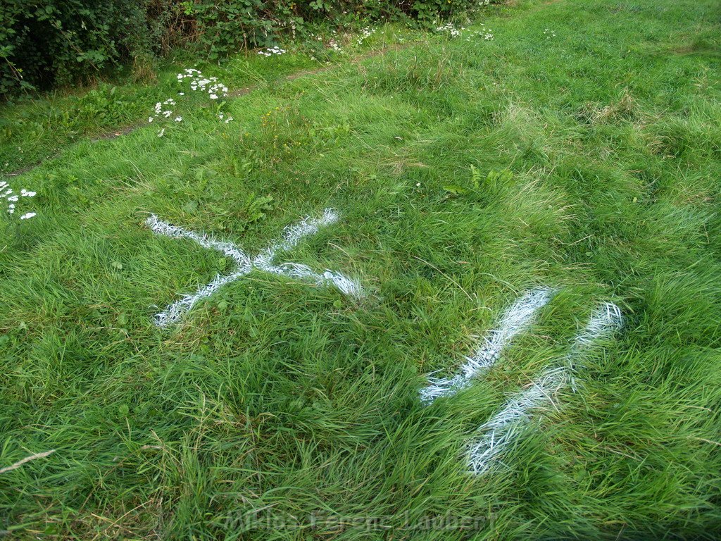 BF Koeln Kleinflugzeug in Koeln Flittard abgestuerzt  P124.JPG